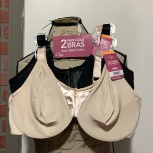 NWT OLGA CUSHIONED UNDERWIRE BRA 2 SETS SIZE VAR